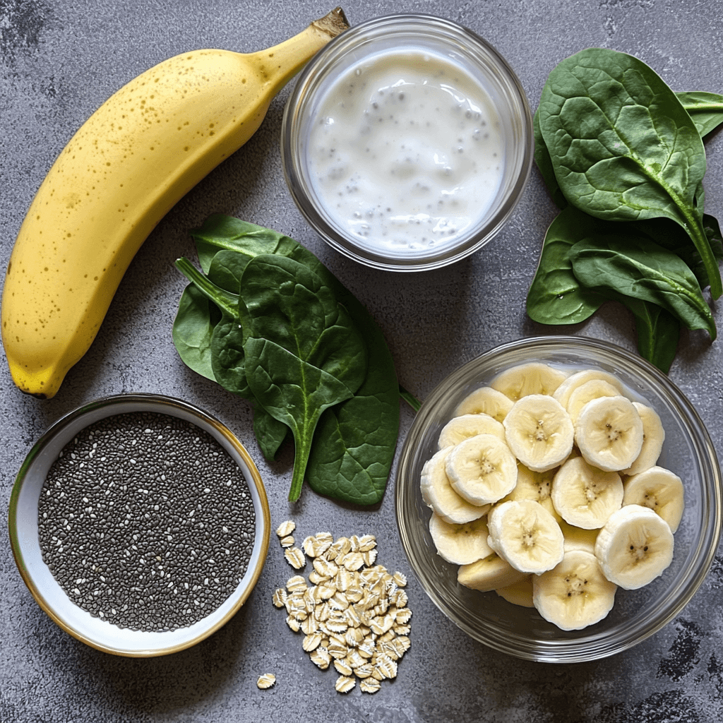 protein smoothies in mason jar with berries and chia