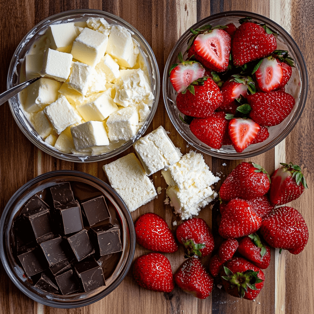 Ingredients for Red Velvet Trifle Delight